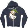 invader link Zipper Hoodie