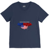 america flag V-Neck Tee