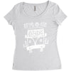 let's go an adventure (for dark color) Women's Triblend Scoop T-shirt