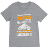 Motorcycles Husband V-Neck Tee