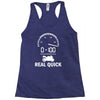 0 100 real quick Racerback Tank