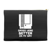 nes games were better unisex Accessory Pouches