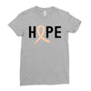 Hope Uterine Cancer Awareness Ladies Fitted T-Shirt