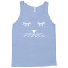 whiskers cat dog cute puppy animal baseball jersey Tank Top