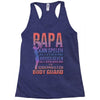 papa   body guard Racerback Tank
