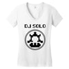 dj solo pixel Women's V-Neck T-Shirt