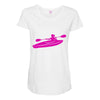 kayak chick Maternity Scoop Neck T-shirt