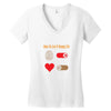 How To Live A Happy Life Women's V-Neck T-Shirt