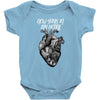 new york in my heart Baby Bodysuit