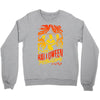 crazy halloween pit lady Crewneck Sweatshirt
