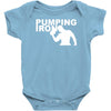 pump gym training bodybuilding workout keepfit weightlifting Baby Onesie