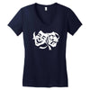 trag&ouml;die theater Women's V-Neck T-Shirt