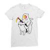 death rides Ladies Fitted T-Shirt