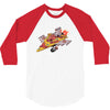 pizza jet 3/4 Sleeve Shirt