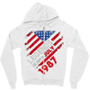legends are born in 1987 hoodie 6 Zipper Hoodie