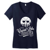 crystal lake consuelor Women's V-Neck T-Shirt