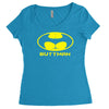 buttman Women's Triblend Scoop T-shirt