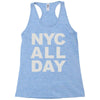 nyc all day Racerback Tank
