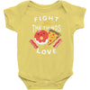fight for the things you love pizza donuts Baby Bodysuit