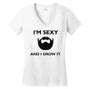 im sexy and i grow it Women's V-Neck T-Shirt