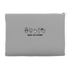 space are friends black Accessory Pouches