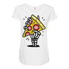 pizza Maternity Scoop Neck T-shirt