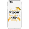 i'm not a widow i'm a wife to a husband with wings iPhone 6/6s Case