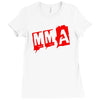 mma ,fight ,thai boxen, Ladies Fitted T-Shirt