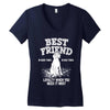 Best Friend  Beagle Women's V-Neck T-Shirt