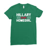hillary is my homegirl funny Ladies Fitted T-Shirt