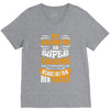 My Daughter Super Awesome Father V-Neck Tee