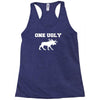 ugly moose funny animal present tee new Racerback Tank