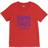 guns dont kill people dads with pretty daughters do V-Neck Tee