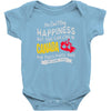 you can't buy happiness but you can live in canada Baby Bodysuit