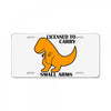 licensed to carry small arms License Plate