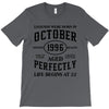 legends were born in october genuıne 1996 qualıty one kind of aged l T-Shirt