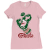 screaming mutant hand Ladies Fitted T-Shirt