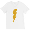 lightning bolt camera flash V-Neck Tee