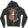 slow sloth Zipper Hoodie