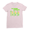dj volume,funny Ladies Fitted T-Shirt