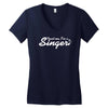 trust me, i'm a singer   gift for musician idol song musical voice tee Women's V-Neck T-Shirt