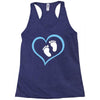 Baby Boy with Heart Any Name Customized Racerback Tank