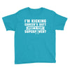 I Am Kicking Cancers Butt Whats Your Superpower? Youth Tee