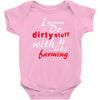 dirty stuff cool Baby Bodysuit