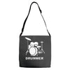 drummer drum kit indie rock music Adjustable Strap Totes