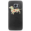 dachshund flower Samsung Galaxy S7 Edge Case