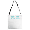 west ham in the blood retro style new Adjustable Strap Totes