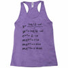 X-Mas Math Racerback Tank