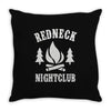 redneck nightclub Throw Pillow