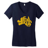 yeah nah dunno aussie slang Women's V-Neck T-Shirt